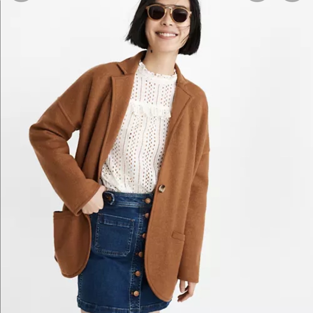 Madewell Seville Sweater Blazer